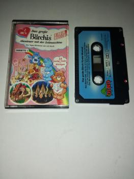 Bärchis Abenteuer mit der Zeitmaschine Kinder-Musical Cassette1 5-fach Silber geschraubt Blau mit Blauen Aufkleber DMC 1292(Innencover beschrieben)